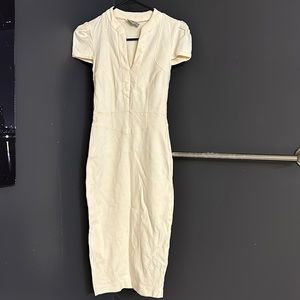 ASOS bodycon zipper midi dress